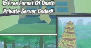 15 Free Forest Of Death Private Server Codes!! |Shinobi Life 2|