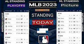 MLB Standings ; MLB playoffs picture 2023 ; MLB wild card standings 2023 ; MLB standings 2023 ; MLB