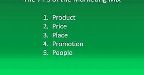 The Seven Ps of the Marketing Mix: Marketing Strategies