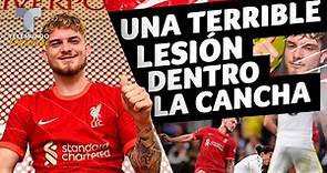 Terrible lesión de Harvey Elliot del Liverpool | Telemundo Deportes