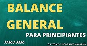 COMO HACER UN BALANCE GENERAL PASO A PASO FACIL GRATIS 2021 / BALANCE GENERAL 2021