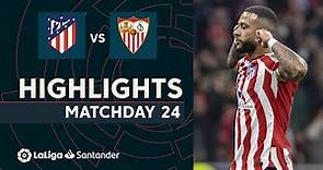 Resumen de Atlético de Madrid vs Sevilla FC (6-1)
