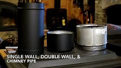 Wood Stove Pipe Introduction, Demo, & Review-DuraBlack, DVL, & Duratech