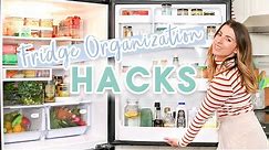 The BEST Fridge Organization Hacks | What's In My Fridge