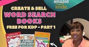 How to Create a Word Search Book with ChatGPT and Canva for Amazon KDP - (Part 1) Interior Design