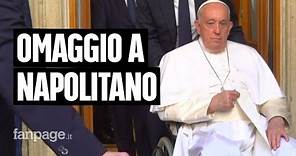 Napolitano, anche Papa Francesco in visita alla camera ardente dell'ex presidente