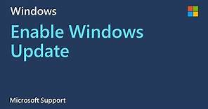 How to turn on Microsoft Update | Microsoft