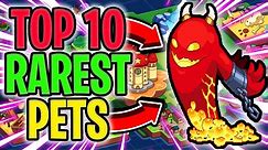 TOP 10 RAREST and BEST Pets in PRODIGY!!!