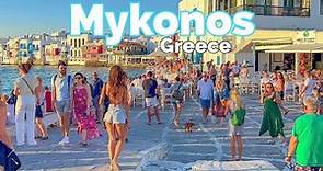 Mykonos, Greece 🇬🇷 - Summer 2022 - 4K 60fps HDR - 7 Hours Walking Tour
