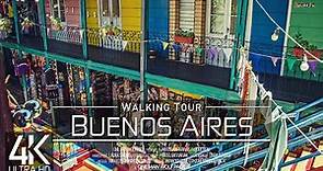 【4K 60fps】🇦🇷 VIRTUAL WALKING TOUR: 🚶 «Buenos Aires - Argentina 2022» 🎧 ORIGINAL SOUNDS 🚫 NO COMMENT