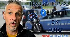 BLUETOOTH PER AUTO FM: Trasmettitore bluetooth per auto da accendisigari.