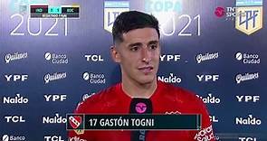 Declaraciones de Gastón Togni, Independiente 1-1 Boca