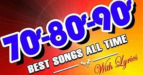 Best Old Love Songs 70s 80s 90s With Lyrics - Most Popular English Love Songs Collection