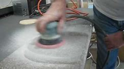 PART 1 - Corian countertop scratch repair video - PART 1