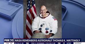 Apollo astronaut Thomas K. Mattingly dies