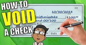 How to Void a Check | Direct Deposit and Correcting Errors | Money Instructor