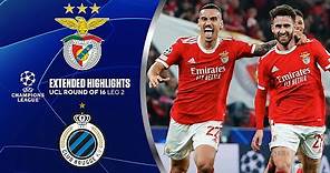 Benfica vs. Club Brugge: Extended Highlights | UCL Round of 16 - Leg 2 | CBS Sports Golazo