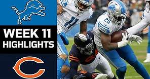 Lions vs. Bears | NFL Week 11 Game Highlights