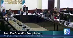 Los magistrados Ranulfo Rojas y Gabriel Aguilera acuden a la Comisión Pesqusidora del Congreso