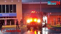 Fire at Walmart Supercenter in Peachtree City in Georgia
