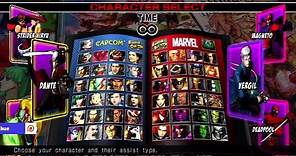 Ultimate Marvel vs. Capcom 3 All Characters (Including DLC) [PS3]