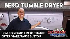 How to repair a Beko tumble dryer start pause button