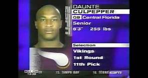 Vikings Select QB Daunte Culpepper (1999 NFL Draft)