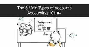 The 5 Main Types of Accounts - Accounting 101 #4