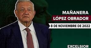 Mañanera de López Obrador, conferencia 8 de noviembre de 2022