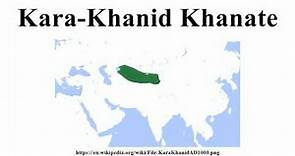 Kara-Khanid Khanate