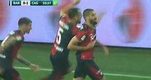 Gol agónico de Leonardo Pavoletti que le dio el ascenso a Cagliari de Gianluca Lapadula a Serie A