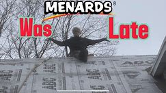 MENARDS FAILED US!!!! But we make the best of it