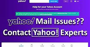 How to Contact Yahoo Customer Service | Facing issue with Yahoo Mail? Visit Yahoo Help Center