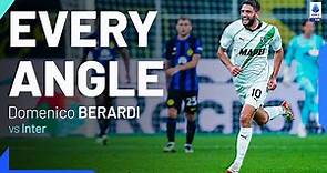 Domenico Berardi’s signature finish | Every Angle | Inter-Sassuolo | Serie A 2023/24