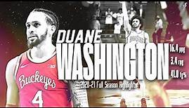 Duane Washington Jr Is A Silky Smooth Scorer | OSU 2020-21 Season Highlights | 16.4 PPG 41.0 FG%