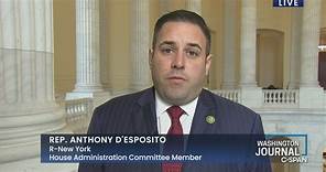 Washington Journal-Rep. Anthony D'Esposito on Congressional News of the Day