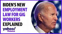 Biden unveils new regulations for gig workers
