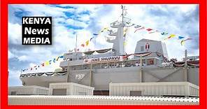 Rededicated KNS Shupavu a Kenya Navy vessel at the Kenya Navy Headquarters, Mombasa