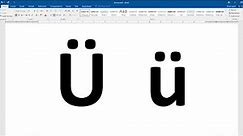 Como hacer el signo de Diéresis Ü en mi teclado (dos puntos en la Ü)