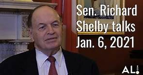 Sen. Richard Shelby of Alabama talks Jan. 6, 2021