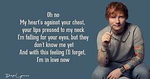Ed Sheeran - Kiss Me (Lyrics) 🎵