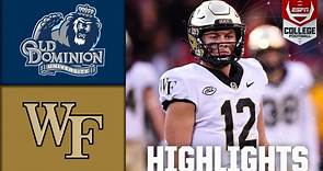 Wake Forest Demon Deacons vs. Old Dominion Monarchs | Full Game Highlights