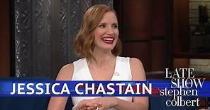Jessica Chastain Is Learning Dirty Italian Words