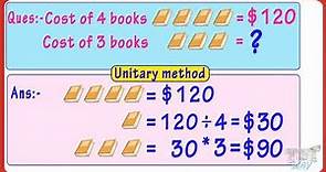 What is the unitary method? | Math | Grade-4,5 | Tutway |