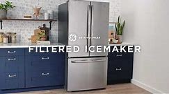 GE Appliances French Door Refrigerator with Filtered Icemaker