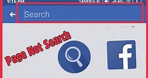 How To Fix Facebook Page isn't appearing in Facebook's search results Problem