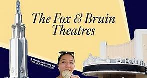 FAMOUS HOLLYWOOD MOVIE THEATRES: FOX & BRUIN THEATRE IN WESTWOOD