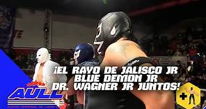 Homenaje a Cien Caras | NGD vs Rayo de Jalisco Jr, Dr. Wagner Jr y Blue Demon Jr | Lucha completa