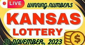 Kansas Evening Lottery Draw Results For - Nov 10, 2023 - Pick 3 - Super Kansas Cash - Mega Millions