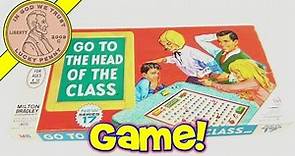 How TO Play The Game Go To The Head Of The Class Board Game - Series 17, 1967 Milton Bradley
